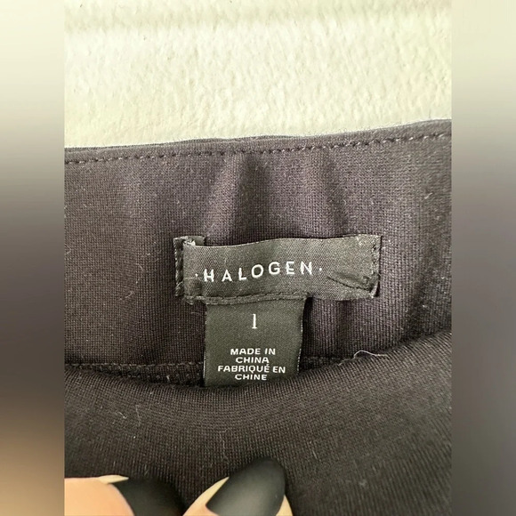 Halogen Black Slit Midi Pencil Skirt - Picture 3 of 7